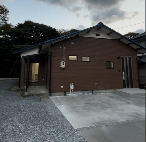 下関市で外壁塗装後の住宅外観